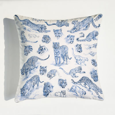 Grupo floral impresso jacquard do descanso de lance do estilo simples da tampa do coxim