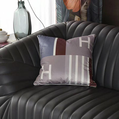 Tampa dourada do descanso do fundamento de veludo das combinações de cor 45*45cm da tampa do coxim do escritório da sala