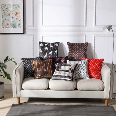 Descansos de lance decorativos Sofa Cushion Cover do hotel de linho francês puro de 100%