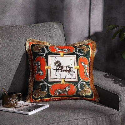 tampa pintado à mão decorativa Sofa Geometric do coxim dos descansos 45*45cm do carro 500g