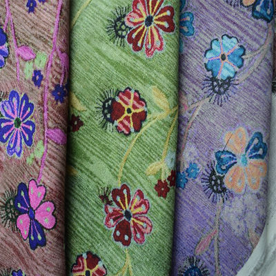 Ramie Digital da viscose 45% de 55% que imprime o tecido de algodão do vestido