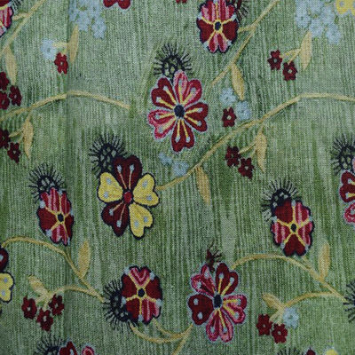 Ramie Digital da viscose 45% de 55% que imprime o tecido de algodão do vestido