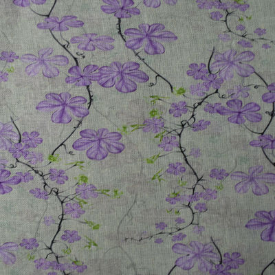 Algodão da cópia de Borgonha do verão de Digitas para a senhora Dress Linen Print