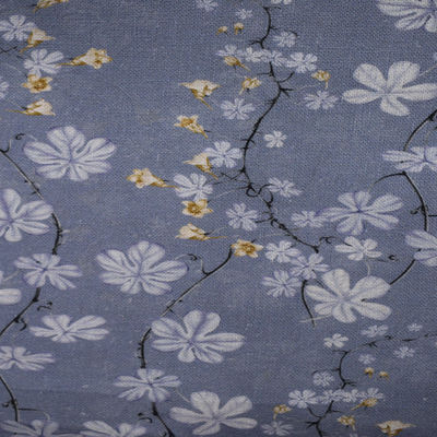 Algodão da cópia de Borgonha do verão de Digitas para a senhora Dress Linen Print
