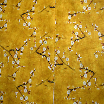 tela do cetim da cópia floral do algodão do corredor da tabela do Ramie de 21s*21s Digitas