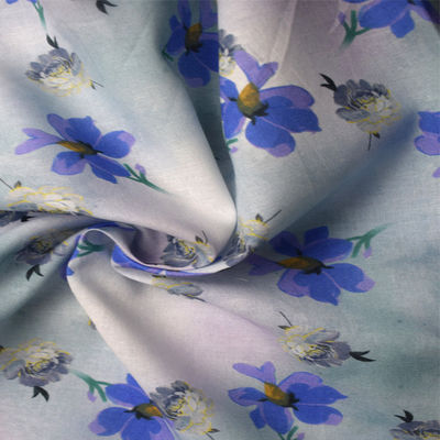 Tela de imitação de Dull Satin Spun Polyester Knitted do algodão 190GSM