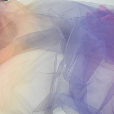 Pérola macia Mesh Fabric da tela do tule de Rolls do tule de nylon de 100%