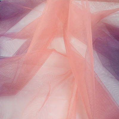 Tela líquida de Mesh Bridal Wedding Tulle Lace do poliéster 30GSM macio