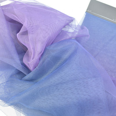 Tela de seda de nylon macia do tule da malha 100% do vestido de casamento da decoração para a saia do tutu das crianças