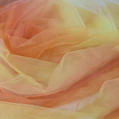 Tela líquida de Mesh Bridal Wedding Tulle Lace do poliéster 30GSM macio