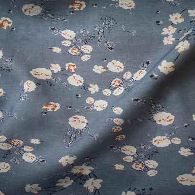 Sarja macia impressa do algodão de Tencel da tela do tule de Digitas impermeável