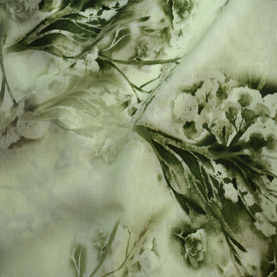 Sarja macia super tela reciclada do vestuário desportivo do crepe de rayon de Tencel