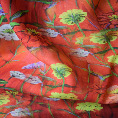 Mistura macia tecida sarja da viscose 20% Tencel 70% de rayon da tela 10% do tule