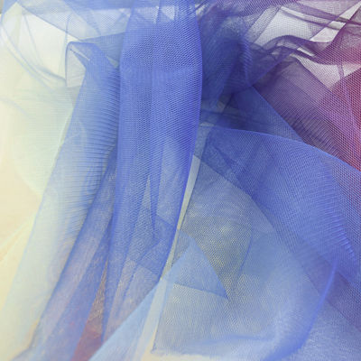 Poliéster feito malha vestido Mesh Mermaid Tulle Fabric da saia