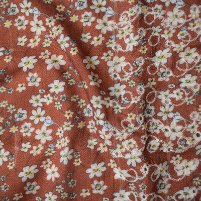 O jacquard bordou tecidos de algodão do poliéster para a tela de matéria têxtil do vestido do vestuário