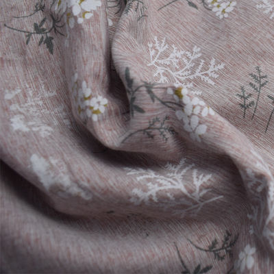 Planície impressa tecida cópia do vestido floral de 100 Digitas dos tecidos de algodão do poliéster