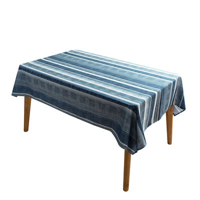 Linho 100% luxuoso retangular de pano de tabela Grey Stone Washed Linen Sheets natural