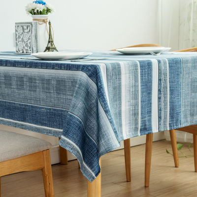 Linho 100% luxuoso retangular de pano de tabela Grey Stone Washed Linen Sheets natural