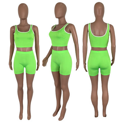O short sem mangas &quot;sexy&quot; puro da mola da cor &amp; da veste do verão ajustou 13 cores