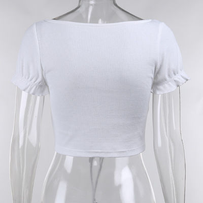 Umbigo magro multi - grãos do colar da cor U com as mulheres da blusa do casaco de lã
