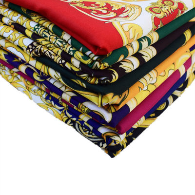 tela da impressão do poliéster da largura de 150cm para o fato da saia