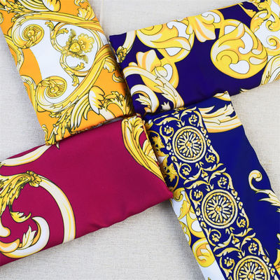 tela da impressão do poliéster da largura de 150cm para o fato da saia