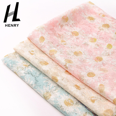 Flor macia personalizada Digital da tela do tule que imprime Mesh Fabric