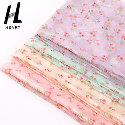 Forma Mesh Soft Tulle Fabric Polyester chiffon para vestidos de casamento