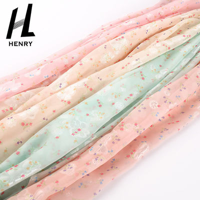 Roupa 100% de Mesh Lace Fabric Polychrome For do poliéster