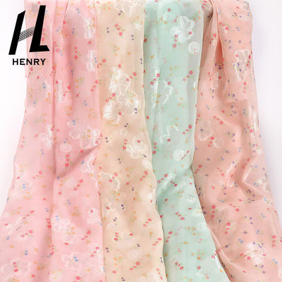 Roupa 100% de Mesh Lace Fabric Polychrome For do poliéster