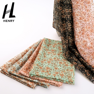 Da tela de alta qualidade do tule do poliéster das vendas por atacado bordado feito sob encomenda Mesh Printed Fabric For Dress da cópia