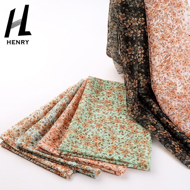 Da tela de alta qualidade do tule do poliéster das vendas por atacado bordado feito sob encomenda Mesh Printed Fabric For Dress da cópia